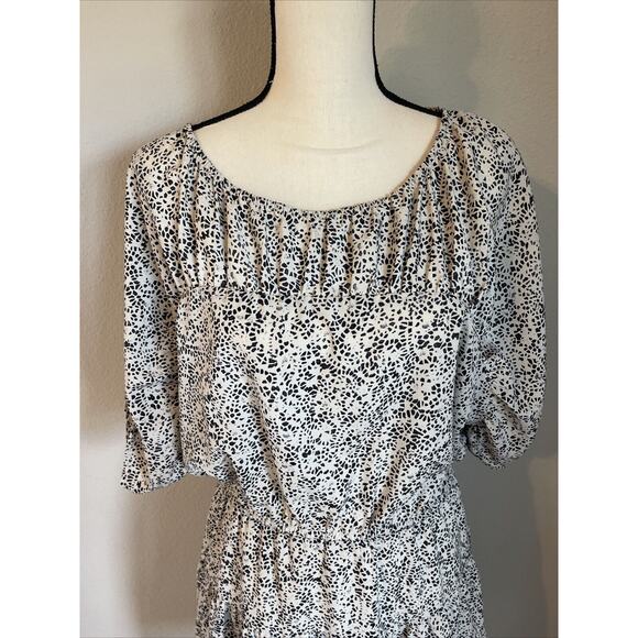 Loft Women’s Dolman Sleeve Lightweight Elastic Waist Dress Size Medium - Picture 5 of 11